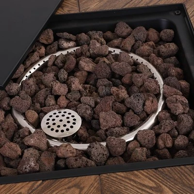 28" Outdoor Gas Fire Pit Table - Captiva Designs 3 28" Outdoor Gas Fire Pit Table - Captiva Designs - Image 3