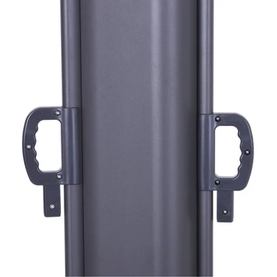 236" X 63" Retractable Outdoor Patio Balcony Deck Side Awning White - Captiva Designs 2 236" X 63" Retractable Outdoor Patio Balcony Deck Side Awning White - Captiva Designs - Image 2