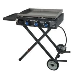 Razor Griddle Portable 3-Burner 30,000 BTU Gas Flattop Grill & Griddle Combo With 25" X 16" Cooking Surface Area, Foldable Cart & Side Shelf, Black 7 Razor Griddle Portable 3-Burner 30,000 BTU Gas Flattop Grill & Griddle Combo With 25" X 16" Cooking Surface Area, Foldable Cart & Side Shelf, Black -Garden & Outdoors GUEST 76e74c2b aa2e 4fe2 b27f c74ddeeb8c6c