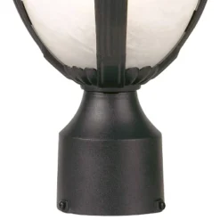 John Timberland Casa Sorrento Rustic Outdoor Post Light Pier Mount Fixture Black 16 3/4" Marbleized Glass For Exterior Barn Deck House Porch Yard Home -Garden & Outdoors GUEST 79187e62 e043 4314 b7f6 624d99007b54