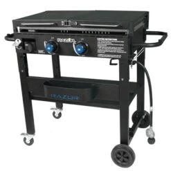 Razor Griddle Portable 2-Burner 30,000 BTU Gas Flattop Grill & Griddle Combo Cart With Foldable Side Shelves, Paper Towel And Condiment Holder, Black 7 Razor Griddle Portable 2-Burner 30,000 BTU Gas Flattop Grill & Griddle Combo Cart With Foldable Side Shelves, Paper Towel And Condiment Holder, Black -Garden & Outdoors GUEST 7be0277e ba5e 4e89 be05 24e54f1667d7