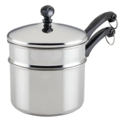 Farberware Classic Series 2qt Stainless Steel Double Boiler And Saucepan With Lid Silver 9 Farberware Classic Series 2qt Stainless Steel Double Boiler And Saucepan With Lid Silver -Garden & Outdoors GUEST 7c50de99 9e94 4ff0 9bac a7f6121c2d92
