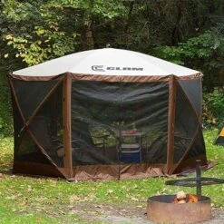 Clam Quick-Set Escape Sided Portable Pop-Up Outdoor Camping Gazebo Screen Tent With Ground Stakes And Carry Bag -Garden & Outdoors GUEST 7d075313 9100 4f11 886d 6423eb275b10