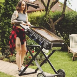 Razor Griddle Portable 3-Burner 30,000 BTU Gas Flattop Grill & Griddle Combo With 25" X 16" Cooking Surface Area, Foldable Cart & Side Shelf, Black 6 Razor Griddle Portable 3-Burner 30,000 BTU Gas Flattop Grill & Griddle Combo With 25" X 16" Cooking Surface Area, Foldable Cart & Side Shelf, Black -Garden & Outdoors GUEST 7d753428 b450 4574 a492 3e94828b51ab