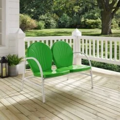 Griffith Outdoor Loveseat - Kelly Green - Crosley 10 Griffith Outdoor Loveseat - Kelly Green - Crosley -Garden & Outdoors GUEST 7d8a8749 8f3e 4c25 bf43 cb2876e4be88