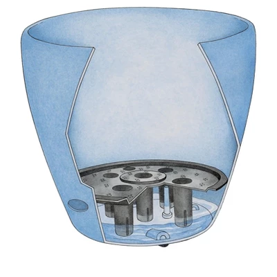 Viva Self-Watering Rolling Planter, Round Small 4 Viva Self-Watering Rolling Planter, Round Small - Image 4