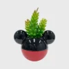 Disney 2pc Indoor/Outdoor Ceramic Mickey And Minnie Mouse Classic Succulent Set