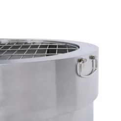 Teamson Home Felix Stainless Steel Collapsible Wood-Burning Fire Pit -Garden & Outdoors GUEST 833a04b6 160b 48ca 9945 23e40c8c2d69