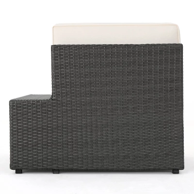 Santa Cruz 8pc Wicker Sectional Gray - Christopher Knight Home 5 Santa Cruz 8pc Wicker Sectional Gray - Christopher Knight Home - Image 5