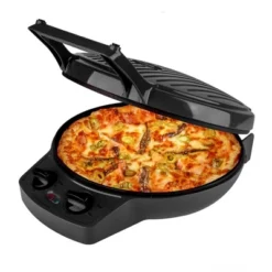 Courant 12 Inch Electric Griddle And Pizza Maker W/ Dial, Opens 180° 12 Courant 12 Inch Electric Griddle And Pizza Maker W/ Dial, Opens 180° -Garden & Outdoors GUEST 84b3f03b 92d0 4fc4 bede 682a69b3795a
