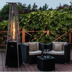 Garden Comfort 40000 BTU Portable Outdoor Flame Patio Heater Hammered Black -Garden & Outdoors GUEST 85e63f9b 8910 4851 b3d2 f606389406f0