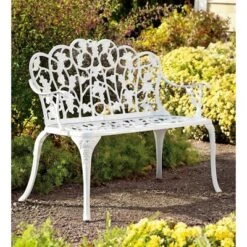 Grapevine Garden Bench In Powder-Coated Aluminum -Garden & Outdoors GUEST 86f9b014 c6d8 46d1 a76d 9088ada3fc38