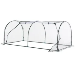 Outsunny Portable Tunneled Greenhouse With Zippered Doors, Water/UV Fighting PVC Cover 10 Outsunny Portable Tunneled Greenhouse With Zippered Doors, Water/UV Fighting PVC Cover -Garden & Outdoors GUEST 8a6b8d78 b2ad 43ce aa5c 35534c017690