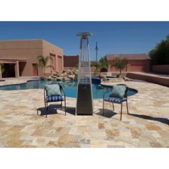 Glass Tube Outdoor Patio Heater Hammered Silver - AZ Patio Heaters -Garden & Outdoors GUEST 8d21bcd0 b2c3 4313 b01e 5c42460ab12c