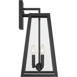 John Timberland Arrington Modern Outdoor Wall Light Fixture Mystic Black Metal 20" Clear Glass For Post Exterior Barn Deck House Porch Yard Posts Home 12 John Timberland Arrington Modern Outdoor Wall Light Fixture Mystic Black Metal 20" Clear Glass For Post Exterior Barn Deck House Porch Yard Posts Home -Garden & Outdoors GUEST 8ecd2cb2 8e36 4bb4 83b7 a66de3994c03