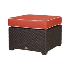 Magnolia Rattan Ottoman - Lagoon -Garden & Outdoors GUEST 8f024607 d520 42bf 9be8 508d8fa8af4a
