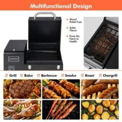 Costway Electric Wood Pellet Grill And Smoker Tabletop W/ Temperature Probe -Garden & Outdoors GUEST 8f2cb66e 222d 4264 a917 67fef4954982