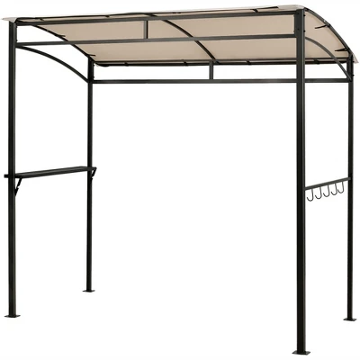 Costway 7'x4.5' Grill Gazebo Outdoor Patio Garden BBQ Canopy Shelter Storage Hook 10 Costway 7'x4.5' Grill Gazebo Outdoor Patio Garden BBQ Canopy Shelter Storage Hook - Image 10