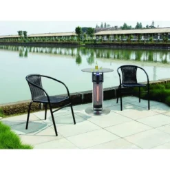 Infrared Electric Bistro Table Outdoor Heater - Black - EnerG+ -Garden & Outdoors GUEST 91a9157f f585 443e a7bc 7b743d7c09cf