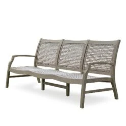 Teak Zuma Patio Sofa Gray - Cambridge Casual -Garden & Outdoors GUEST 921bd16f 9d62 456b bfb4 d5eadb344f45