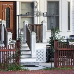 Achla Designs 95.5" Elegant Handcrafted Square-on-Square Iron Garden Arbor Graphite Powder Coated Finish -Garden & Outdoors GUEST 922c0a5e 87d2 4b7f 9918 af9e27d0df90