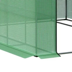 Outsunny Walk-in Greenhouse For Outdoors With Roll-up Zipper Door, 18 Shelves, PE Cover, Heavy Duty Humidity Seal, 95.25" X 70.75" X 82.75" 9 Outsunny Walk-in Greenhouse For Outdoors With Roll-up Zipper Door, 18 Shelves, PE Cover, Heavy Duty Humidity Seal, 95.25" X 70.75" X 82.75" -Garden & Outdoors GUEST 93ef5539 cf04 42b0 a01c bf9e6fec3bf5