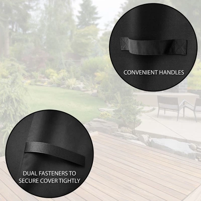 Pure Grill 30-inch Smoker BBQ Grill Cover For Electric Vertical Smokers, Universal Fit Cover 19" X 17" X 30" 3 Pure Grill 30-inch Smoker BBQ Grill Cover For Electric Vertical Smokers, Universal Fit Cover 19" X 17" X 30" - Image 3