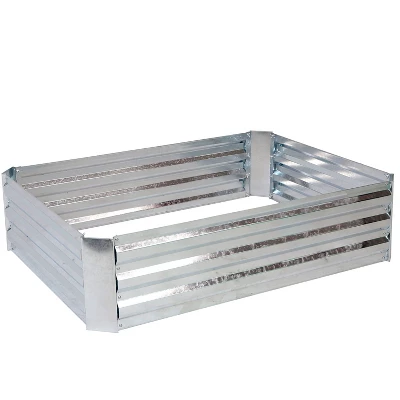 Sunnydaze Decor Sunnydaze Steel Raised Garden Bed With Greenhouse Cover - Green 6 Sunnydaze Decor Sunnydaze Steel Raised Garden Bed With Greenhouse Cover - Green - Image 6