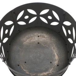 Sunnydaze Decor Sunnydaze Outdoor Camping Or Backyard Cast Iron Retro Round Fire Pit Bowl With Handles And Spark Screen - 26" - Black 14 Sunnydaze Decor Sunnydaze Outdoor Camping Or Backyard Cast Iron Retro Round Fire Pit Bowl With Handles And Spark Screen - 26" - Black -Garden & Outdoors GUEST 9664df97 8daa 4794 831d d93c6c1a1a6d