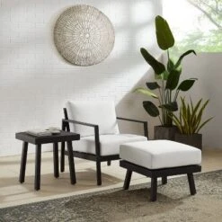 Linon Lark Aluminum Ottoman 14 Linon Lark Aluminum Ottoman -Garden & Outdoors GUEST 9754111b 4272 4a7e 94a9 432b9282e75a