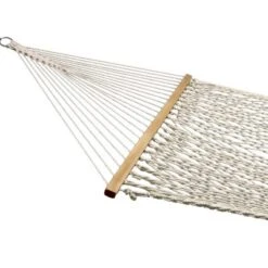 Sunnydaze Decor Sunnydaze Large Two-Person Double Wide 100% Cotton Rope Hammock With Spreader Bars For Patio And Backyard - 450 Lb Weight Capacity -Garden & Outdoors GUEST 99afe79c 3838 46c9 8d8d ae1f0df9dd7a