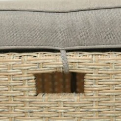 6pc Outdoor Wicker Conversation Set With Arm Chairs, Sofa, Ottomans & Coffee Table - Brown - GODEER 25 6pc Outdoor Wicker Conversation Set With Arm Chairs, Sofa, Ottomans & Coffee Table - Brown - GODEER -Garden & Outdoors GUEST 99c6ffe6 1243 4c96 860c 1690f2a1316d