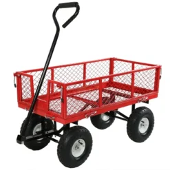 Sunnydaze Decor Sunnydaze Outdoor Lawn And Garden Heavy-Duty Durable Steel Mesh Utility Wagon Cart With Removable Sides 23 Sunnydaze Decor Sunnydaze Outdoor Lawn And Garden Heavy-Duty Durable Steel Mesh Utility Wagon Cart With Removable Sides -Garden & Outdoors GUEST 9a60b7c9 0403 44a7 aa6c db5f7e02b68c