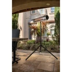 Kenmore Carbon Infrared 1500W Electric Patio Heater With Tripod & Remote Silver -Garden & Outdoors GUEST 9c0b7269 8de2 4f53 8a89 9bcf780389b2
