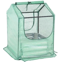 Sunnydaze Decor Sunnydaze Steel Raised Garden Bed With Greenhouse Cover - Green 22 Sunnydaze Decor Sunnydaze Steel Raised Garden Bed With Greenhouse Cover - Green -Garden & Outdoors GUEST 9c4a5881 7a39 4308 b9f6 cd87ca85a1e5