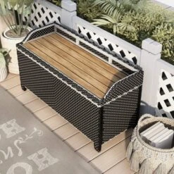 2pc Maksville Outdoor Aluminum Storage Bench & Trash Can - MiBasics 20 2pc Maksville Outdoor Aluminum Storage Bench & Trash Can - MiBasics -Garden & Outdoors GUEST 9ddfd608 35e2 44bc 926b 8c0021262c1c