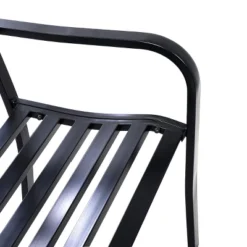 Tangkula 50"Patio Bench Porch Chair Steel Frame Cast Iron Loveseat W/ Backrest For Park Garden -Garden & Outdoors GUEST 9e113049 25e5 4eb1 bdfa b803db04f7f6