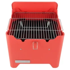 Permasteel Square Portable Charcoal Grill PG-40C10-RD - Red 15 Permasteel Square Portable Charcoal Grill PG-40C10-RD - Red -Garden & Outdoors GUEST 9eb1a0e3 3ad0 4054 b2fb b78d2148d491