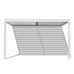 Aoodor Outdoor Louvered Pergola Adjustable Louvered Sloping Roof Wall-Mounted Pergola 21 Aoodor Outdoor Louvered Pergola Adjustable Louvered Sloping Roof Wall-Mounted Pergola -Garden & Outdoors GUEST a1519413 b0e3 49fa 81d9 c3c3dbf86f58