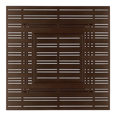 42" Square 55000 BTUs Propane Glass Fire Pit Table Set With 2 Covers - Gray - Oakland Living 2 42" Square 55000 BTUs Propane Glass Fire Pit Table Set With 2 Covers - Gray - Oakland Living - Image 2