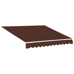 Outsunny 13' X 8' Retractable Awning Fabric Replacement Outdoor Sunshade Canopy Awning Cover, UV Protection, Coffee -Garden & Outdoors GUEST a384c768 e5b2 46e4 984c c4a8a8105b98