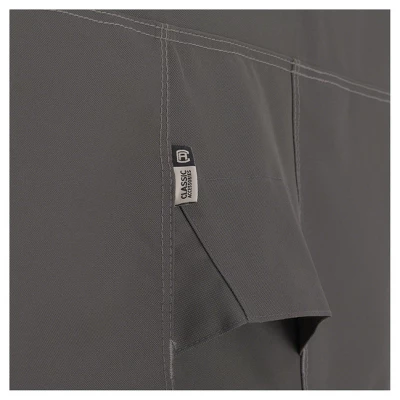 Ravenna Full Coverage Fire Pit Table Cover - Dark Taupe - Classic Accessories 2 Ravenna Full Coverage Fire Pit Table Cover - Dark Taupe - Classic Accessories - Image 2