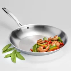 Tramontina Gourmet 12 In. Tri-Ply Clad Induction Ready Stainless Steel Fry Pan -Garden & Outdoors GUEST a59c4a3b 737d 4f12 a67c cdbed97bf2d2