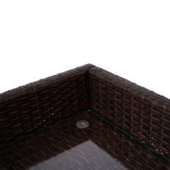 Teamson Home 39.5" Veronica Rolling Outdoor PE Rattan Bar Cart With Storage, Brown 20 Teamson Home 39.5" Veronica Rolling Outdoor PE Rattan Bar Cart With Storage, Brown -Garden & Outdoors GUEST a5d56a3f b992 450d 84c5 cf5a3ca90333