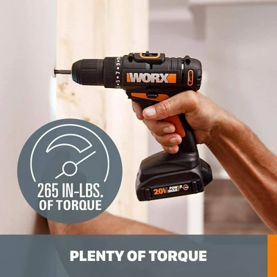 Worx WX945L 20V Power Share Drill Driver & 3-3/8" Worxsaw Combo Kit 6 Worx WX945L 20V Power Share Drill Driver & 3-3/8" Worxsaw Combo Kit - Image 6