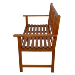 Northlight 48" Light Brown Acacia Wood Outdoor Patio Bench -Garden & Outdoors GUEST a698d819 409e 4515 b547 6862165858cc