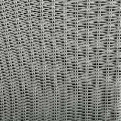 Bradenton 5pc Outdoor Wicker Seating Set With Side Table, 2 Arm Chairs And 2 Ottomans - Gray/Gray - Crosley 5 Bradenton 5pc Outdoor Wicker Seating Set With Side Table, 2 Arm Chairs And 2 Ottomans - Gray/Gray - Crosley - Image 5