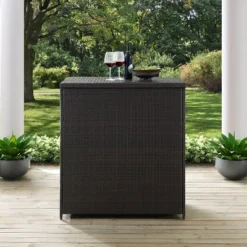 Crosley Palm Harbor Outdoor Wicker Bar -Garden & Outdoors GUEST a7319c1f 8388 4dd4 bdd1 1d214cd669ad