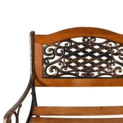 Sunnydaze Decor Sunnydaze 2-Person Ivy Crossweave Design Cast Iron And Wood Frame Outdoor Garden Bench 6 Sunnydaze Decor Sunnydaze 2-Person Ivy Crossweave Design Cast Iron And Wood Frame Outdoor Garden Bench -Garden & Outdoors GUEST aa1a21eb 8c9f 40b1 a936 f3ff70f3360e