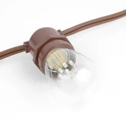 Novelty Lights Edison Outdoor String Lights With 25 In-Line Sockets Brown Wire 37.5 Feet 10 Novelty Lights Edison Outdoor String Lights With 25 In-Line Sockets Brown Wire 37.5 Feet -Garden & Outdoors GUEST aa780494 1ce3 45d0 8252 12f4a88183df